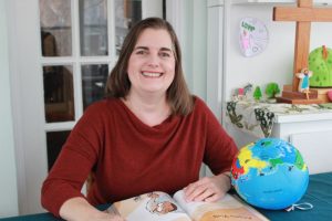 Kate Littler leads Children's Ministry programming each week
