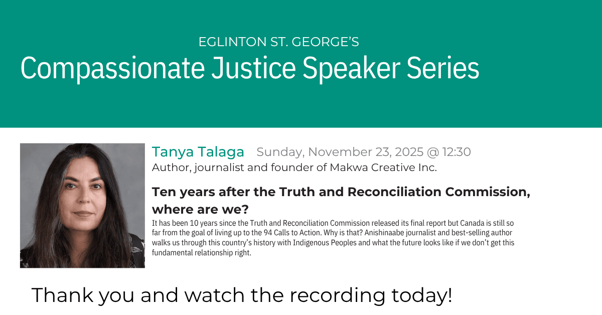 Tanya Talaga, 23 Nov 2025