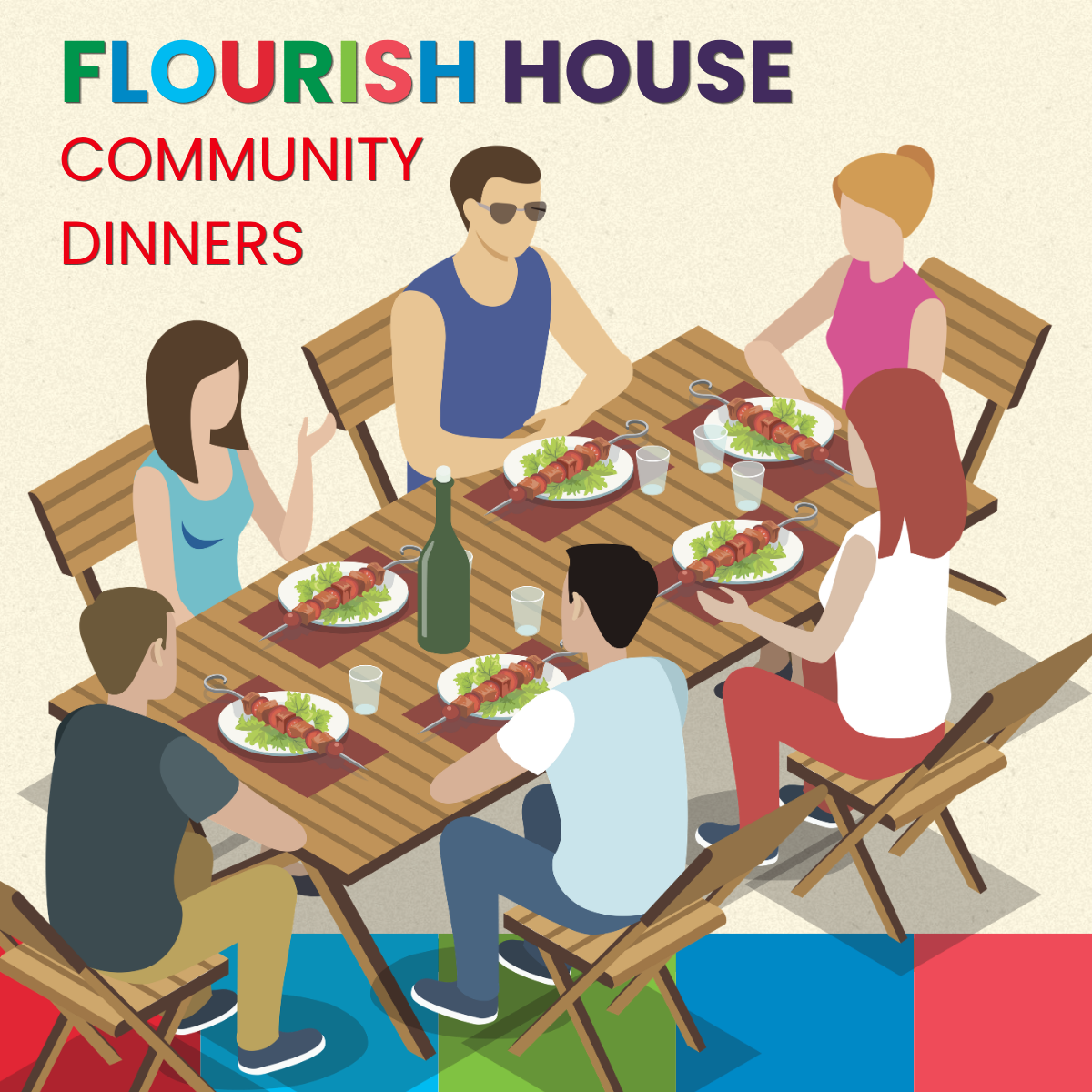 Flourish House Community dinner